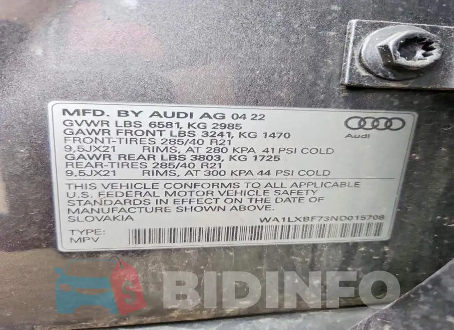 WA1LXBF73ND015708 Photo# 12