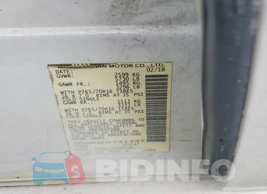 1N6AD0ER6JN741447 Photo# 12