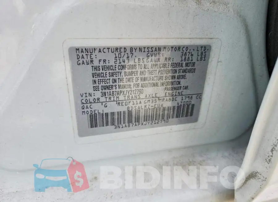 3N1AB7APXJY212790 Photo# 12