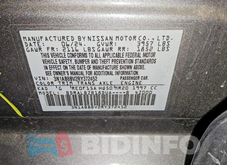 3N1AB8BV2RY372452 Photo# 12
