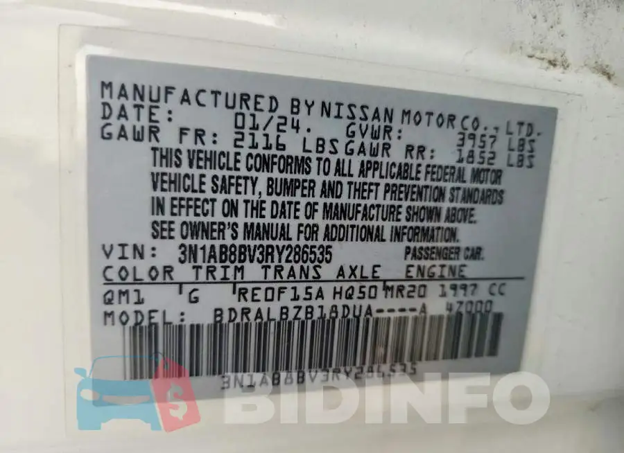 3N1AB8BV3RY286535 Photo# 12