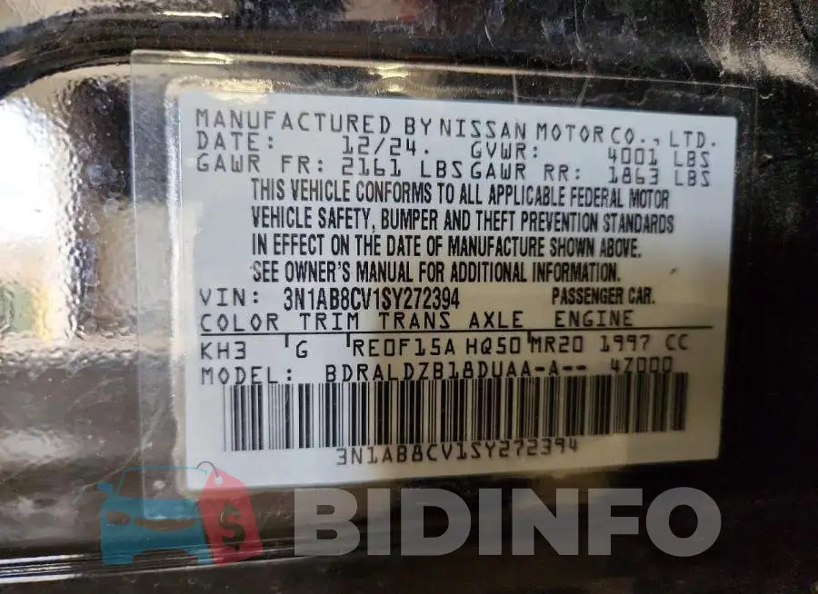 3N1AB8CV1SY272394 Photo# 12
