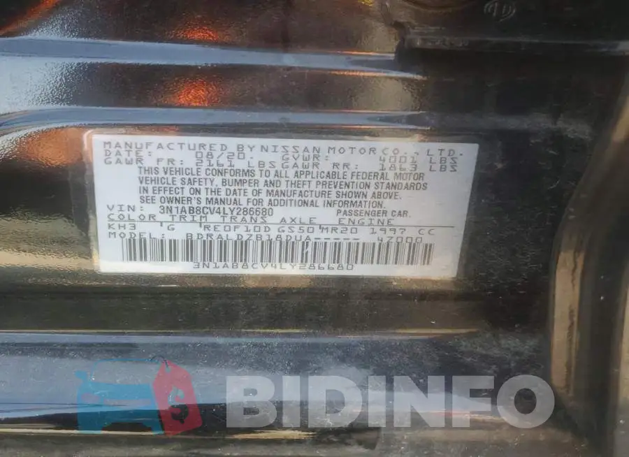 3N1AB8CV4LY286680 Photo# 12
