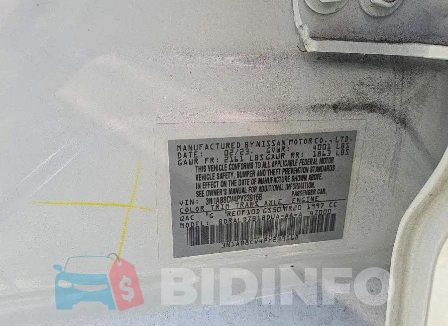 3N1AB8CV4PY239168 Photo# 12
