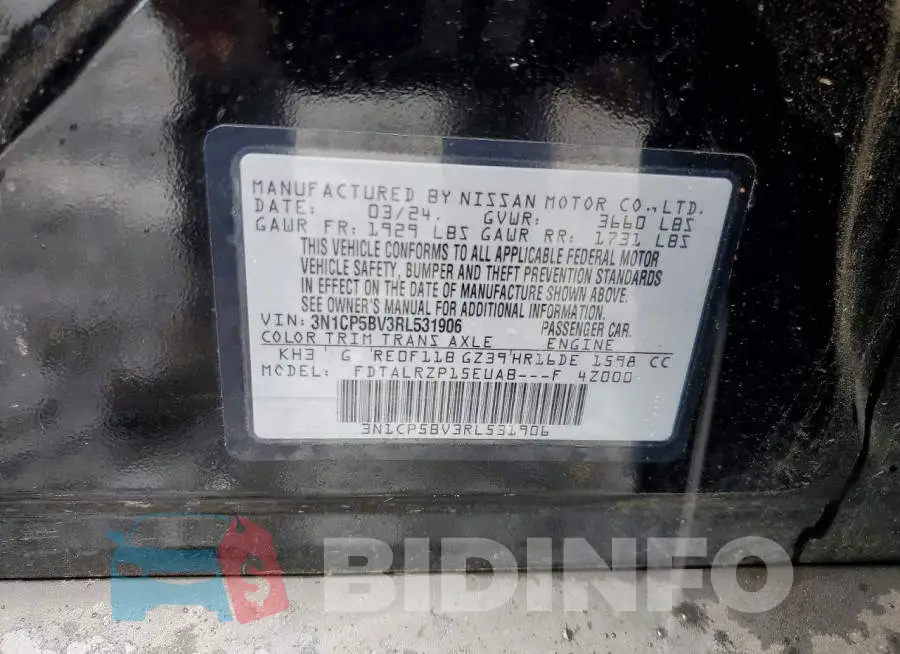 3N1CP5BV3RL531906 Photo# 13