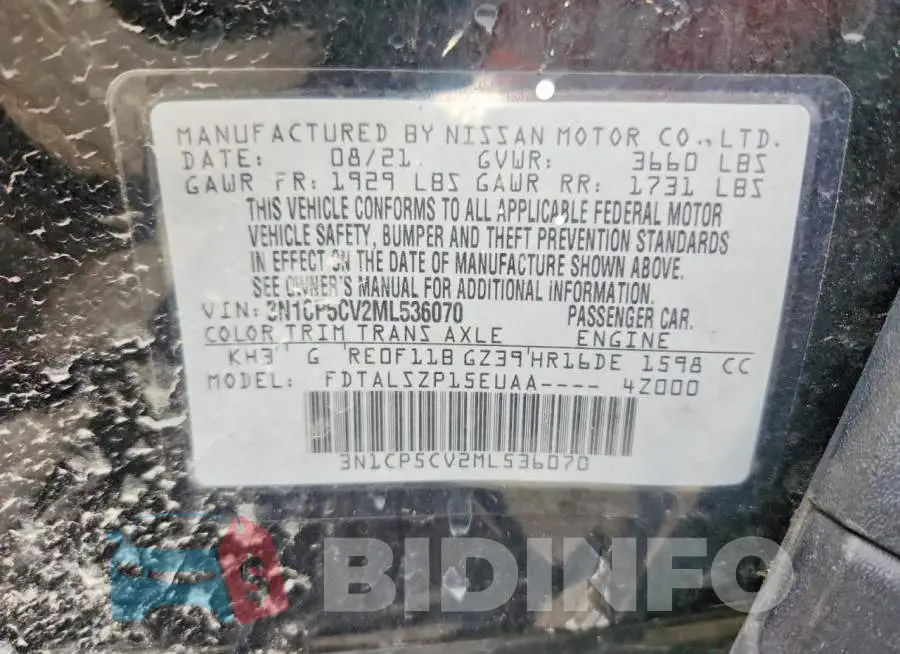 3N1CP5CV2ML536070 Photo# 12
