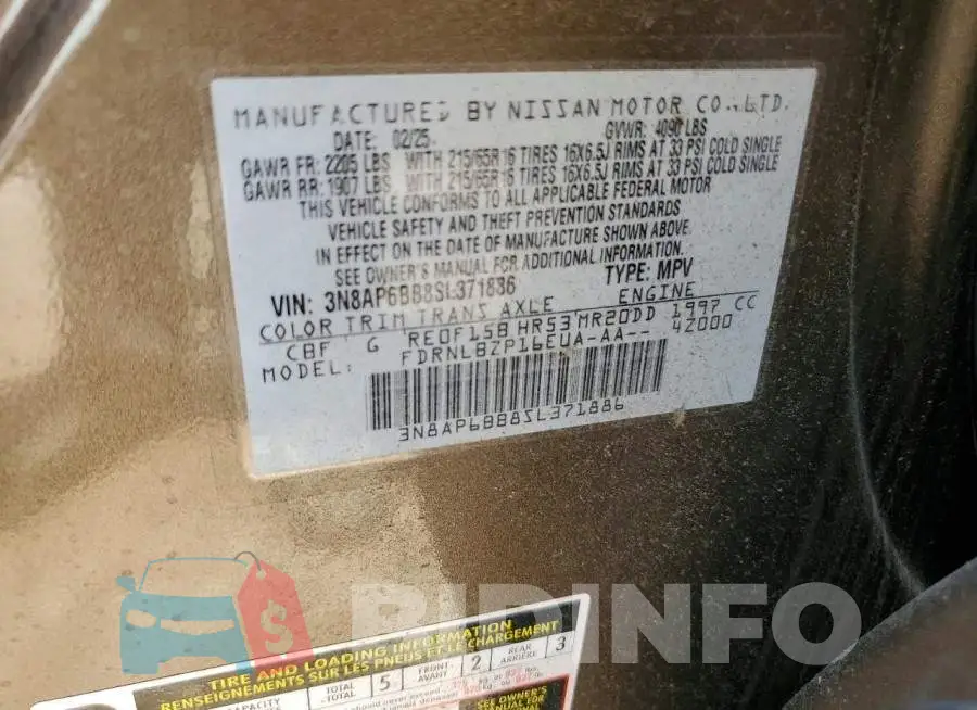 3N8AP6BB8SL371886 Photo# 13