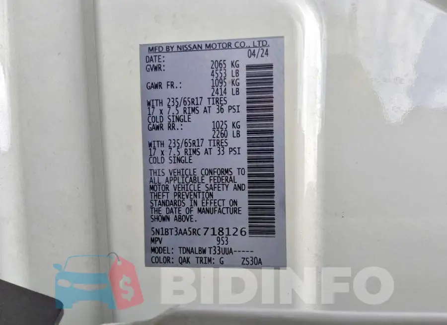 5N1BT3AA5RC718126 Photo# 13