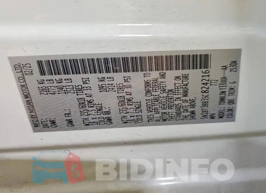 5N1BT3BB3SC824216 Photo# 13