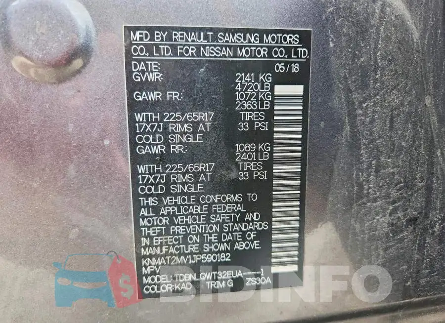 KNMAT2MV1JP590182 Photo# 13