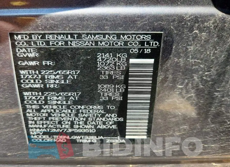 KNMAT2MV7JP593510 Photo# 14
