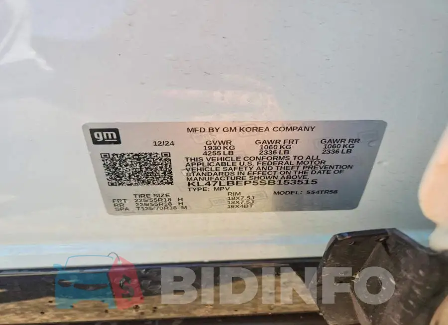 KL47LBEP5SB153515 Photo# 13