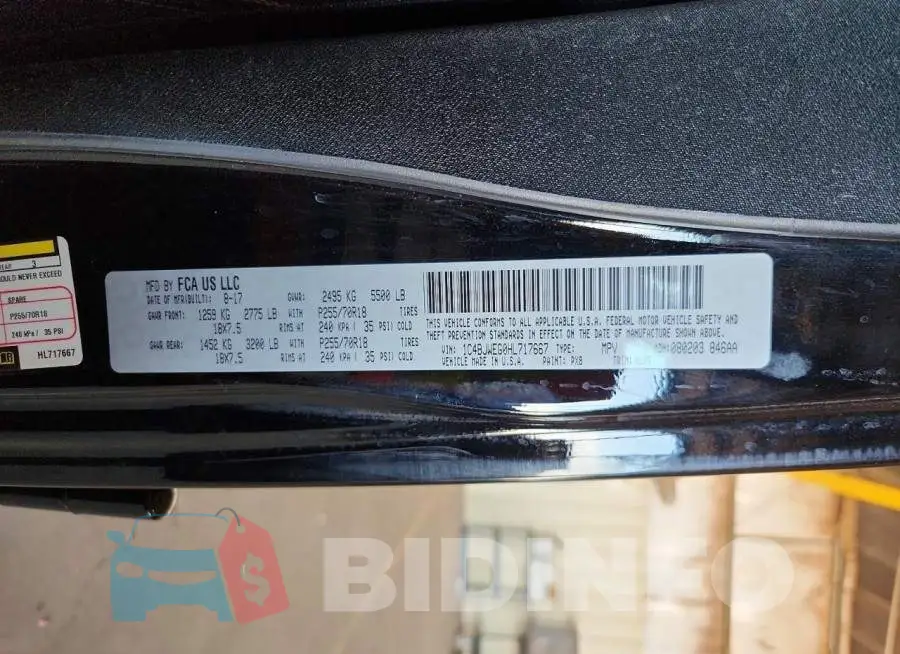 1C4BJWEG0HL717667 Photo# 12