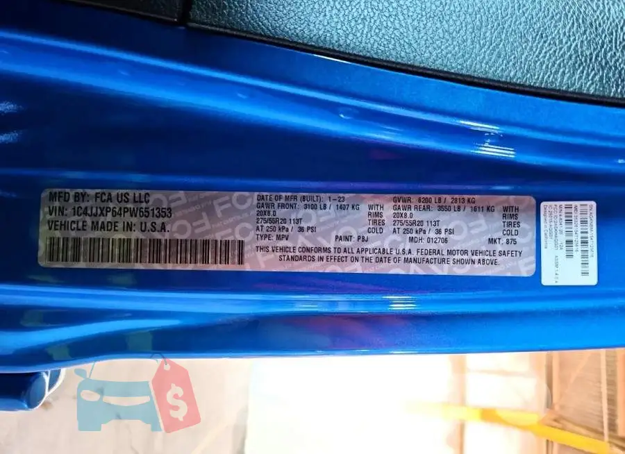 1C4JJXP64PW651353 Photo# 12