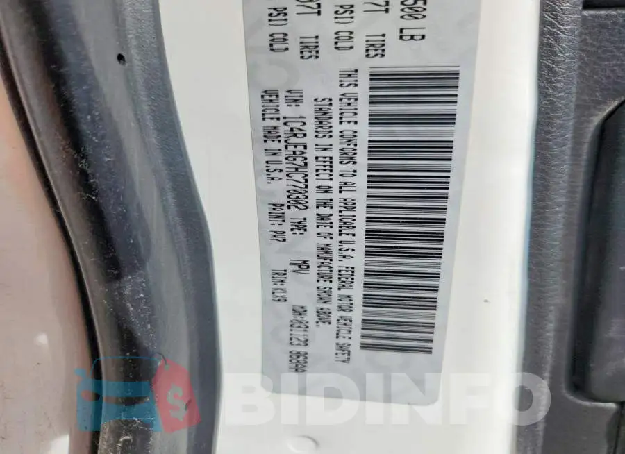 1C4RJEAG7HC770302 Photo# 14