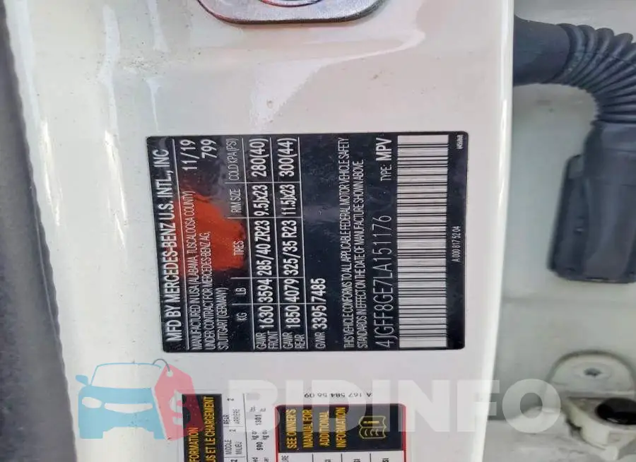 4JGFF8GE7LA151176 Photo# 13
