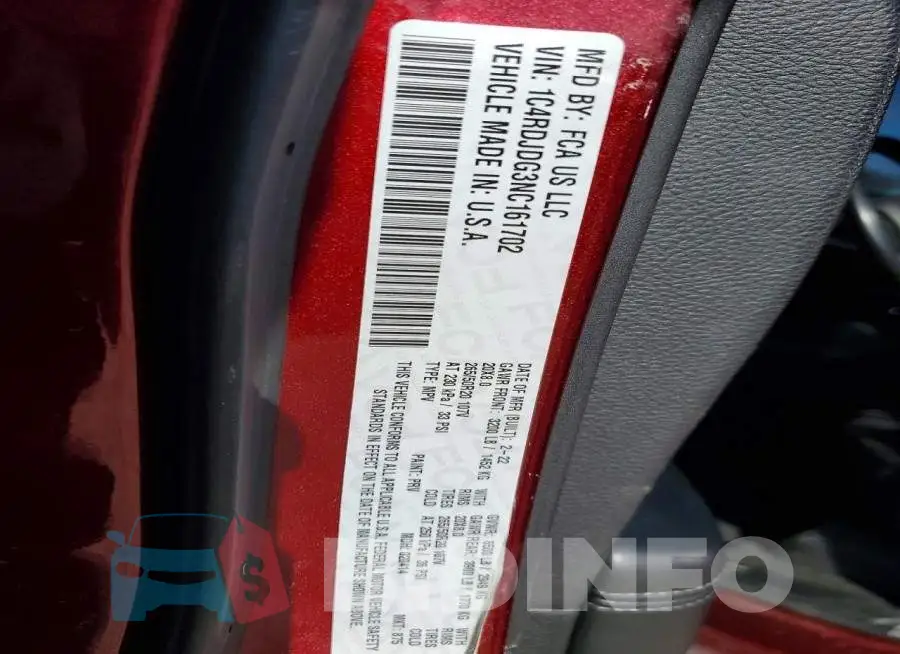 1C4RDJDG3NC161702 Photo# 13