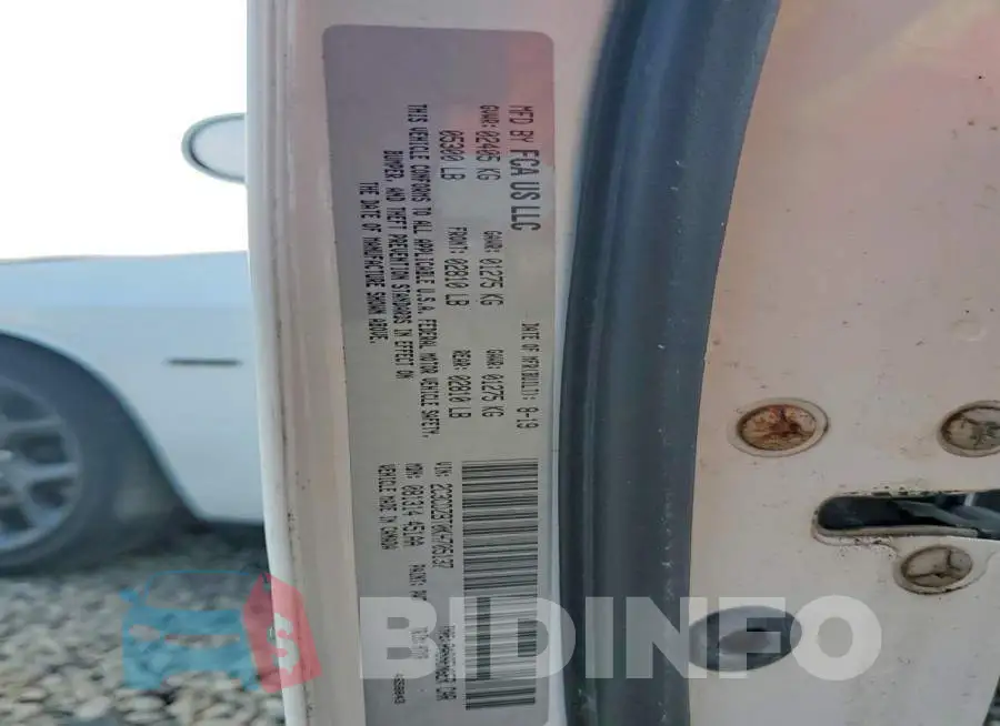 2C3CDZBT0KH705137 Photo# 12