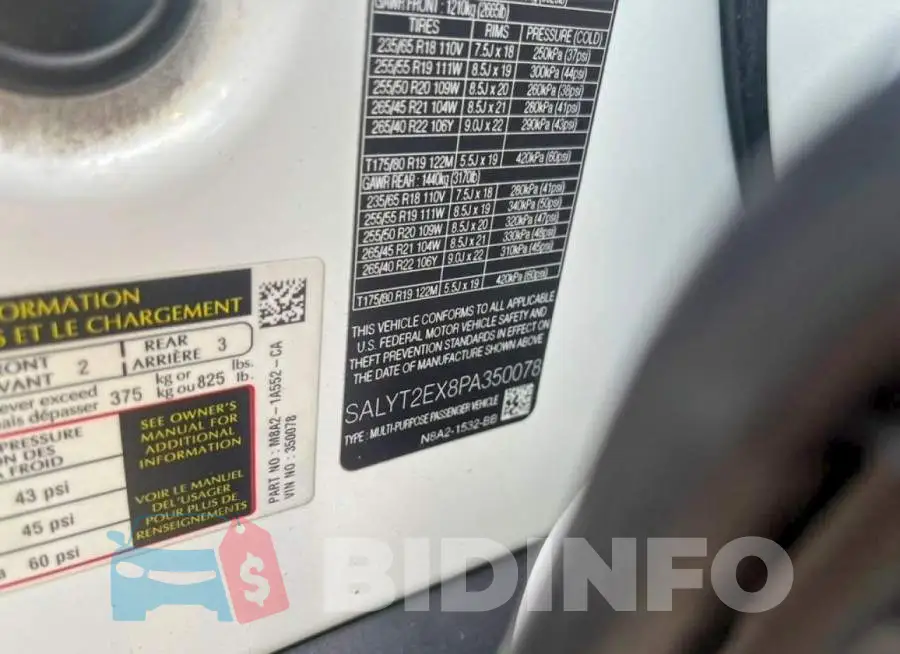 SALYT2EX8PA350078 Photo# 12