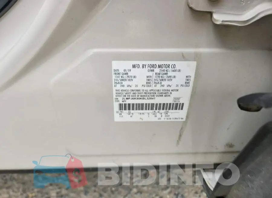 2LMPJ6K90KBL32841 Photo# 13