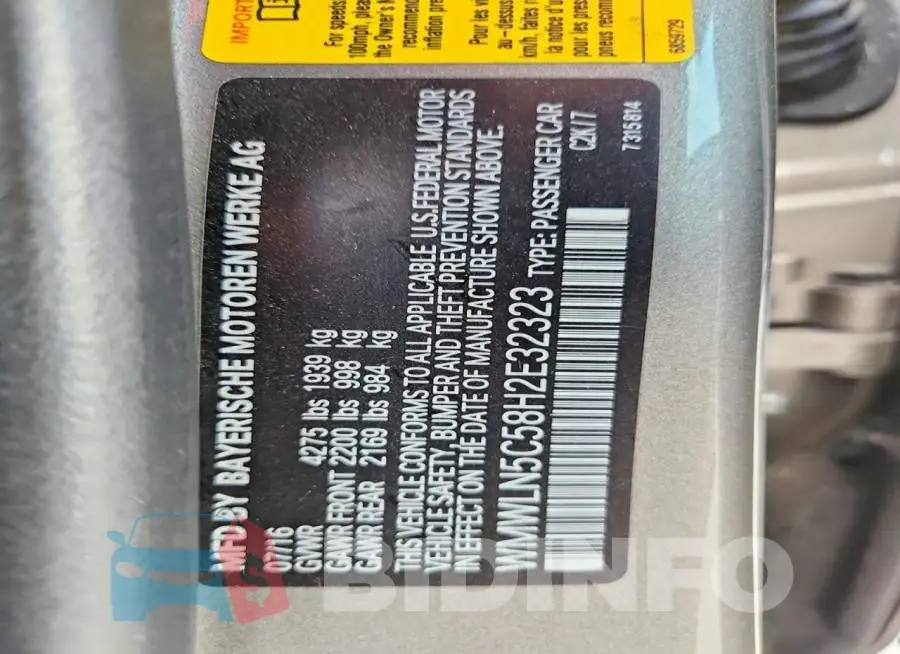 WMWLN5C58H2E32323 Photo# 12