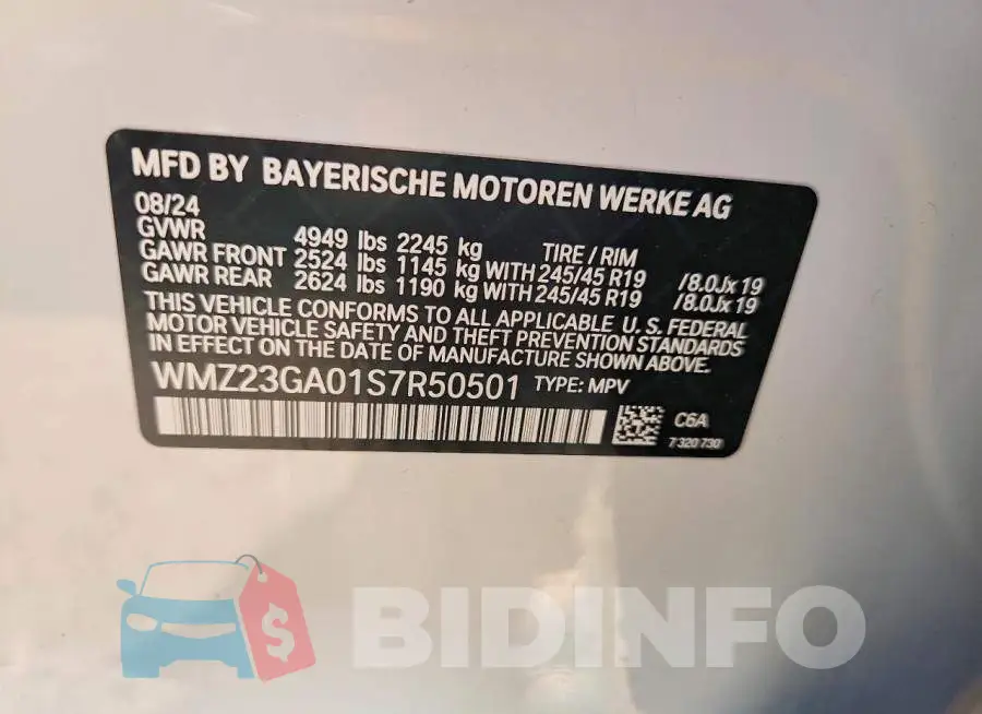 WMZ23GA01S7R50501 Photo# 12