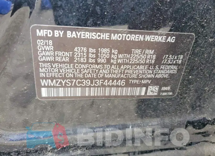 WMZYS7C39J3F44446 Photo# 12