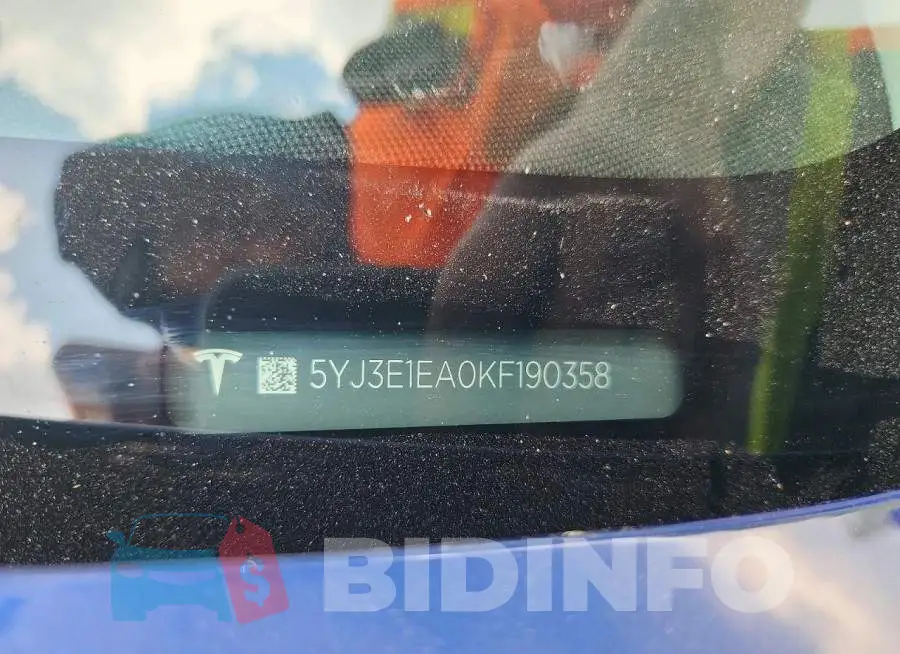 5YJ3E1EA0KF190358 Photo# 12