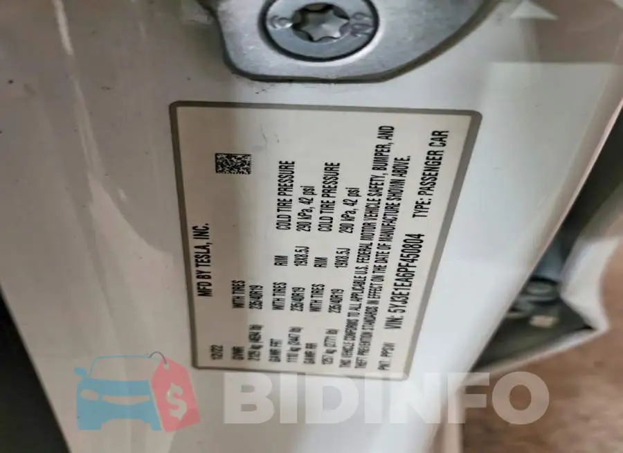 5YJ3E1EA6PF450804 Photo# 12