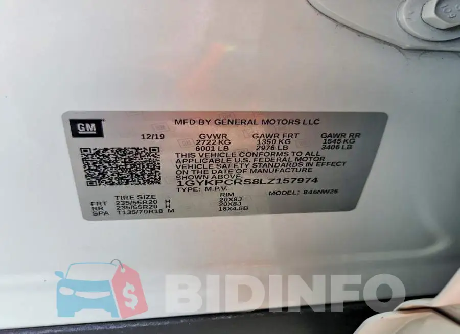 1GYKPCRS8LZ157974 Photo# 12