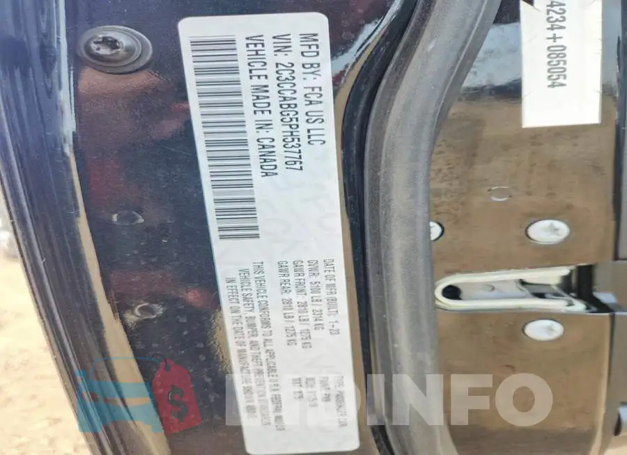 2C3CCABG5PH537767 Photo# 13