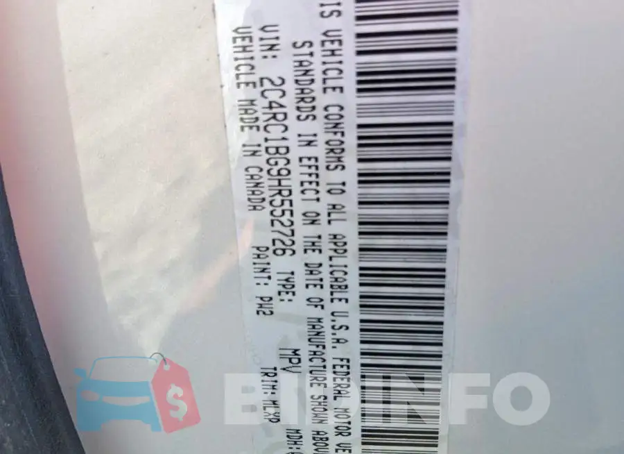 2C4RC1BG9HR552726 Photo# 14