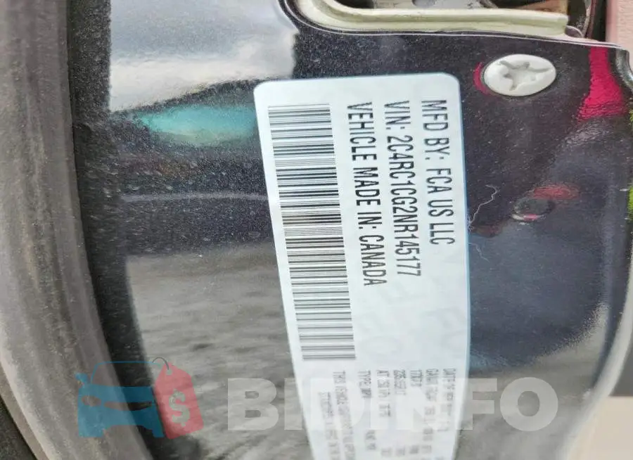 2C4RC1CG2NR145177 Photo# 13