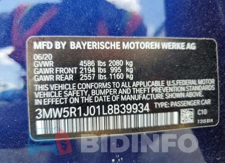 3MW5R1J01L8B39934 Photo# 12
