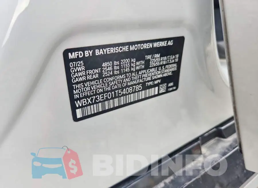 WBX73EF01T5408785 Photo# 13