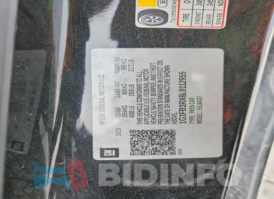 1G1FB1RX6L0112955 Photo# 12