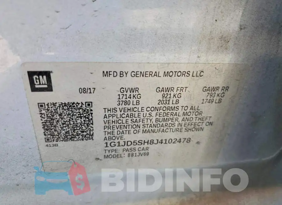 1G1JD5SH8J4102478 Photo# 12