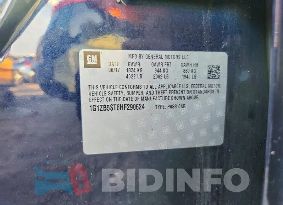 1G1ZB5ST6HF290624 Photo# 12