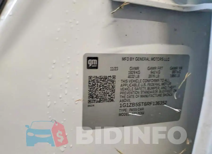1G1ZB5ST6RF136352 Photo# 12