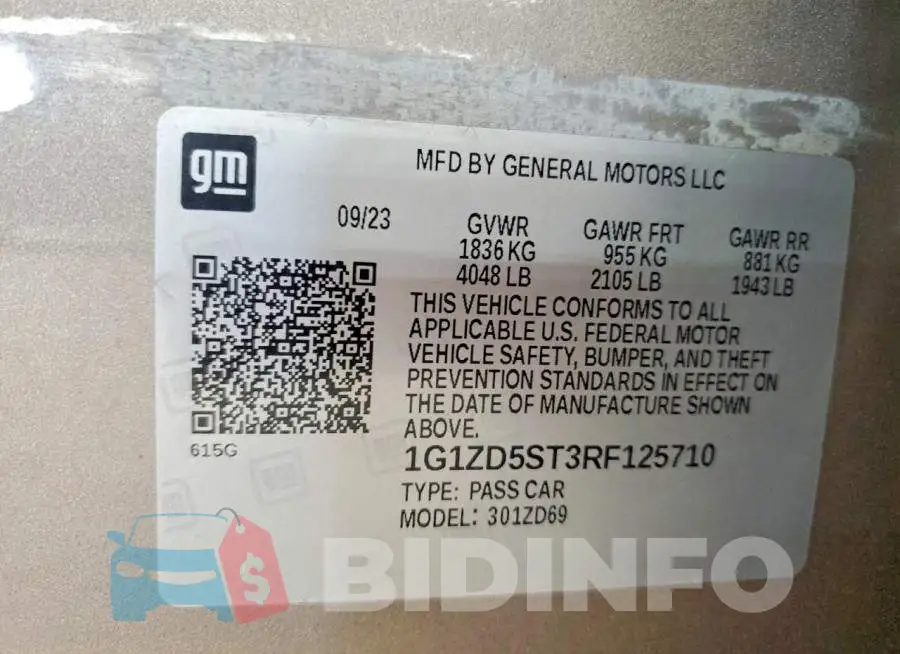 1G1ZD5ST3RF125710 Photo# 12