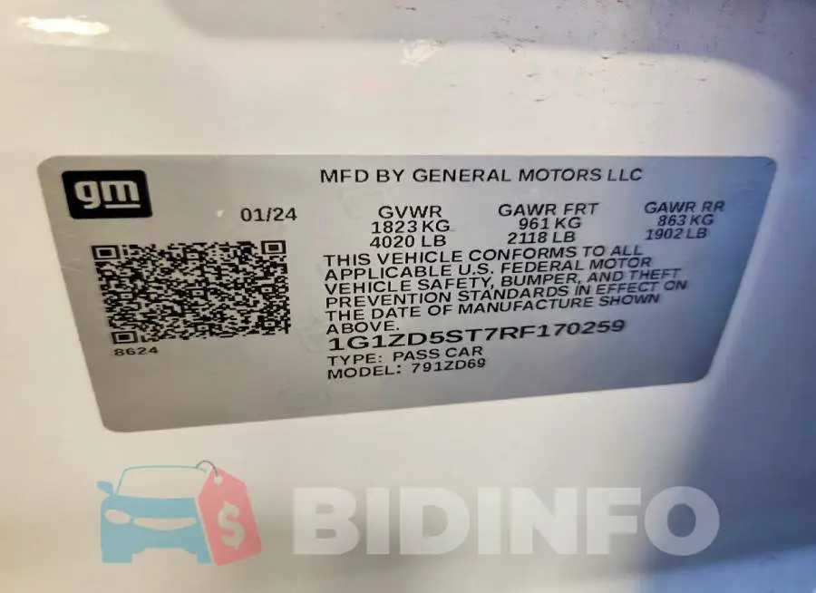 1G1ZD5ST7RF170259 Photo# 12