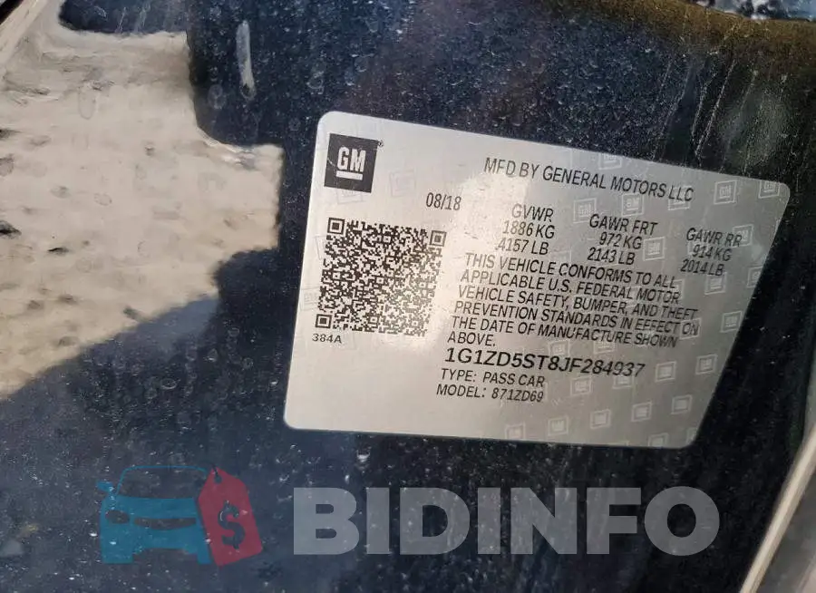 1G1ZD5ST8JF284937 Photo# 12