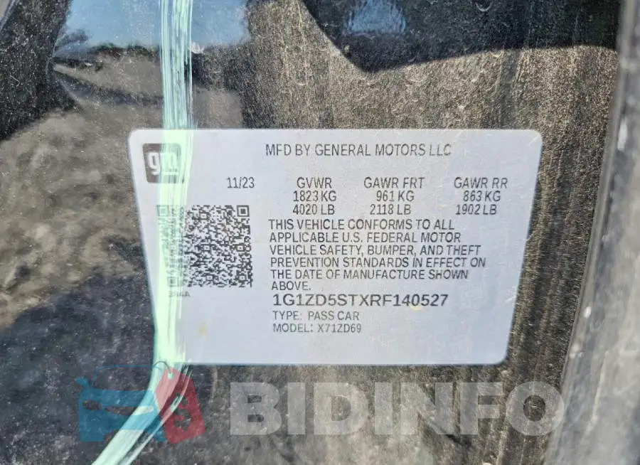 1G1ZD5STXRF140527 Photo# 12