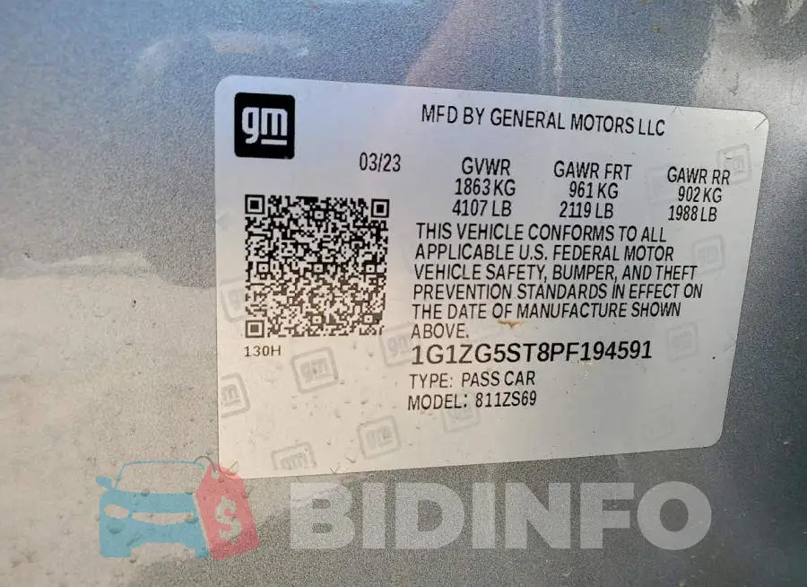 1G1ZG5ST8PF194591 Photo# 12