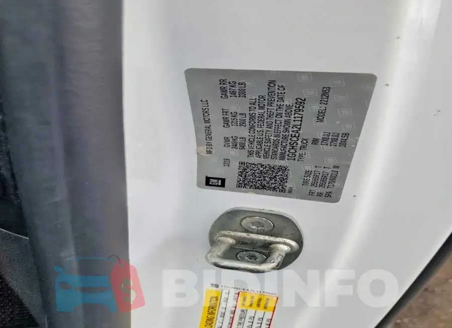 1GCHSCEA2L1179592 Photo# 12