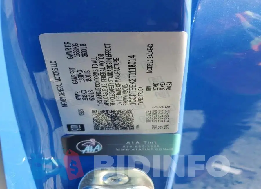 1GCPTEEK2T1118014 Photo# 13