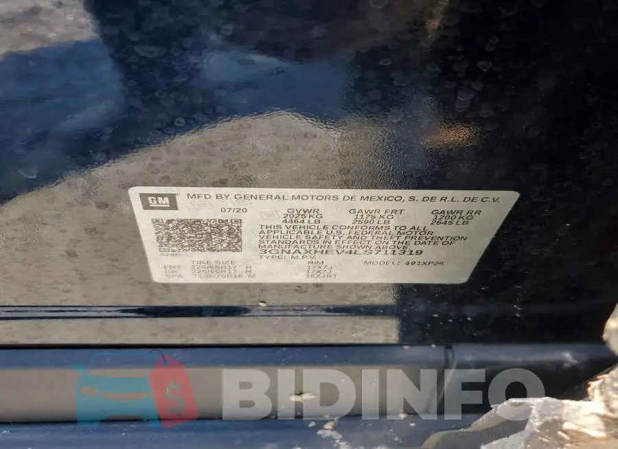 3GNAXHEV4LS711319 Photo# 13