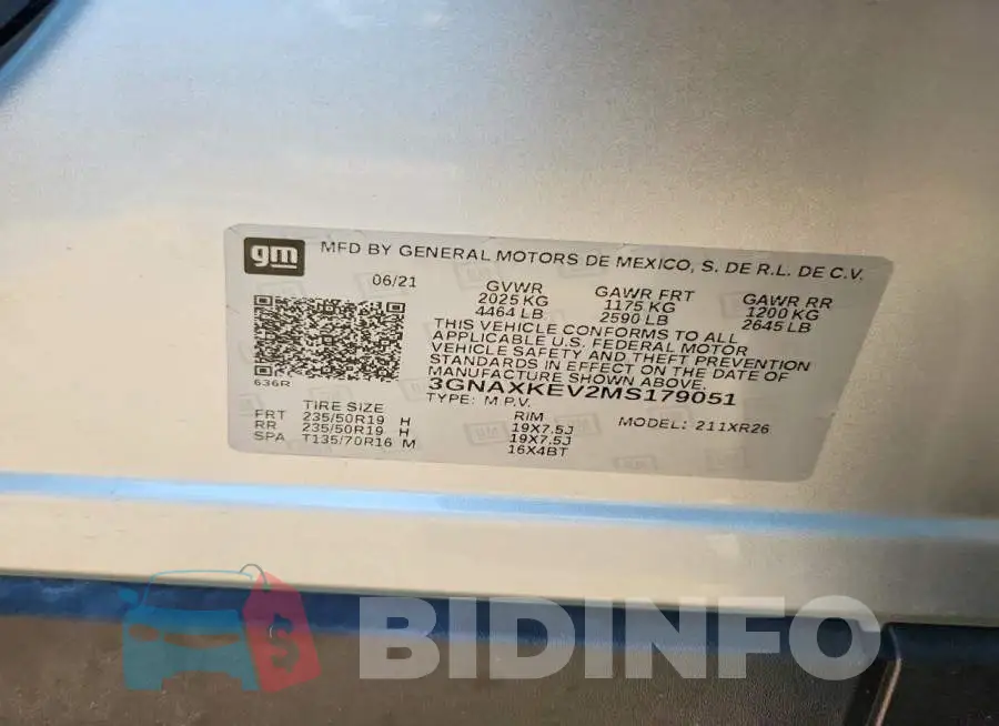 3GNAXKEV2MS179051 Photo# 14