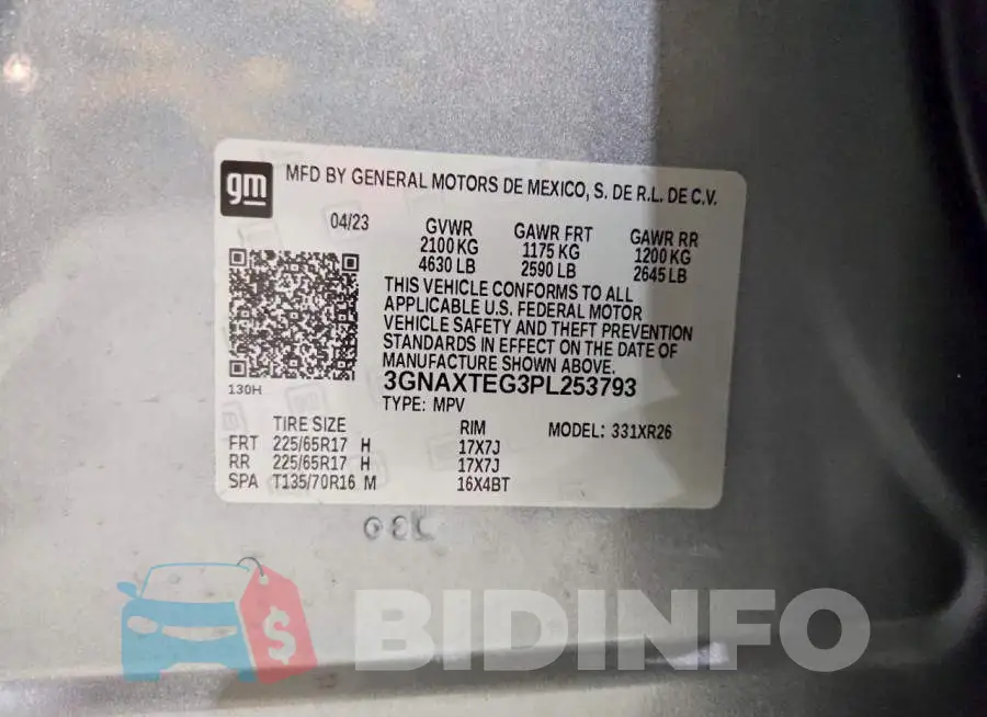 3GNAXTEG3PL253793 Photo# 13