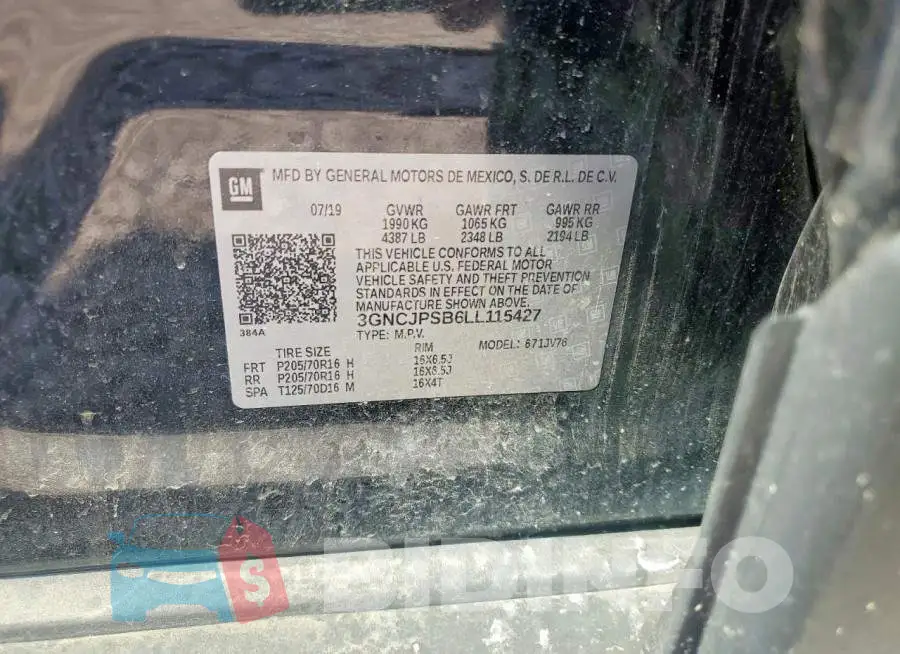 3GNCJPSB6LL115427 Photo# 13